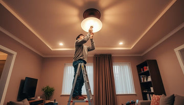 How to change a ceiling light fixture