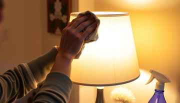 How to clean lamp shades