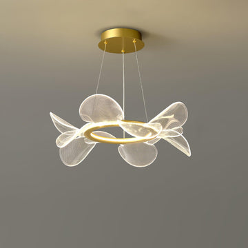 Lampadario stile fiori volanti Bain