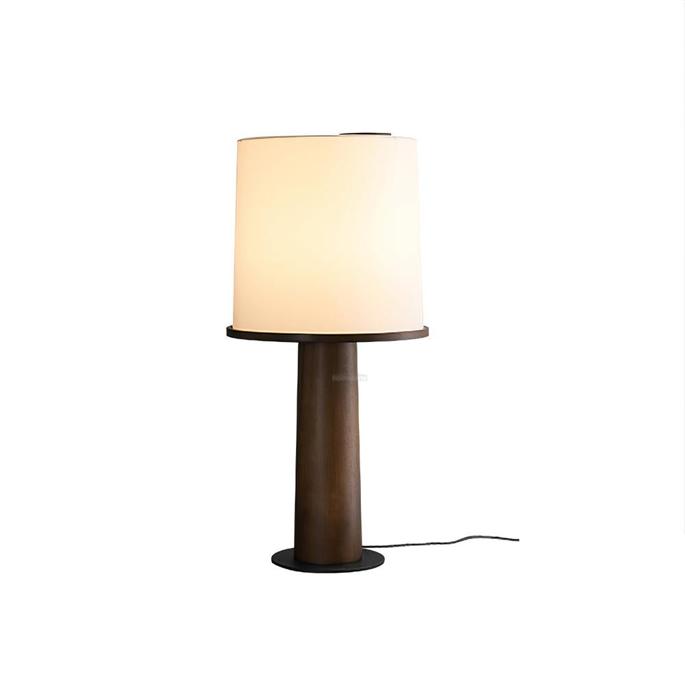 Lampe de table en forme de bouteille avec lumière et ombre