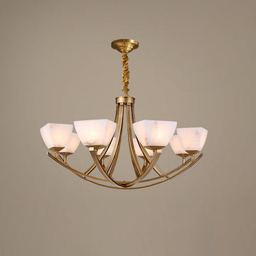 Dover Brass Chandelier with 8 heads