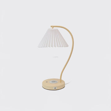 Lampa stołowa plisowana Crescini ∅ 11,4″