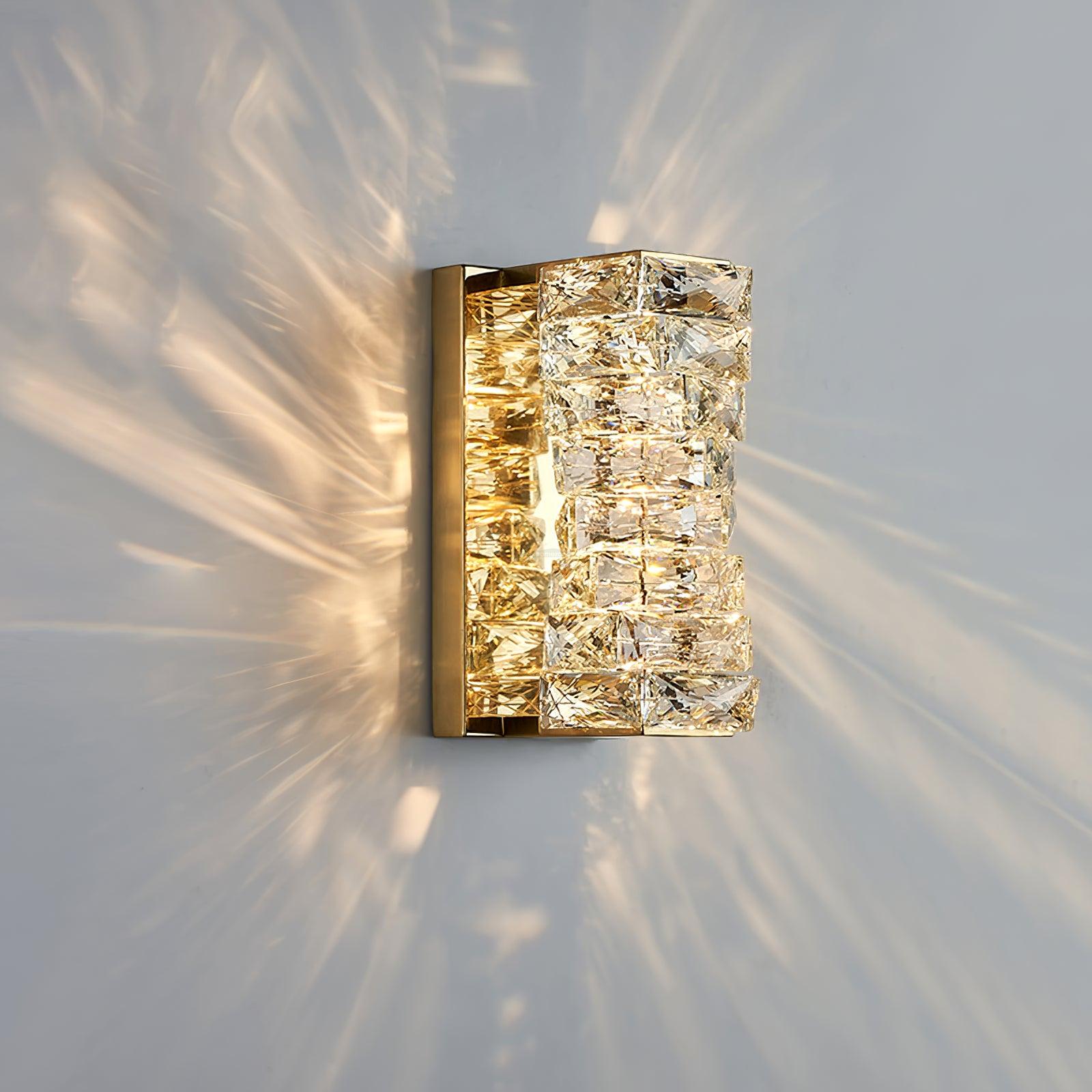 Laminated Crystal Wall Sconce