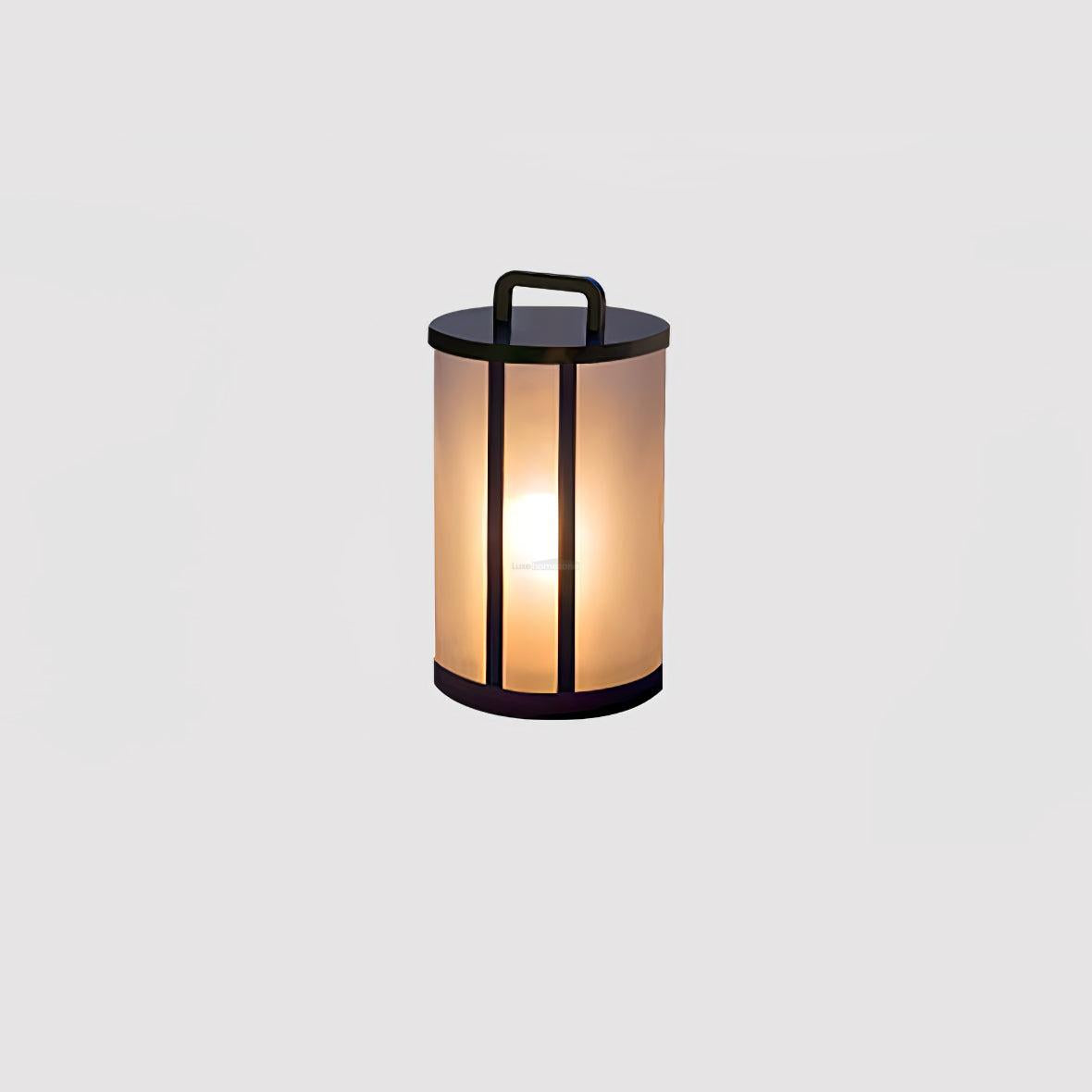 Round Pillar Acrylic Lantern Lamp for Outdoor