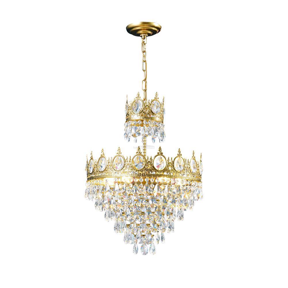 Lustre en cristal vintage