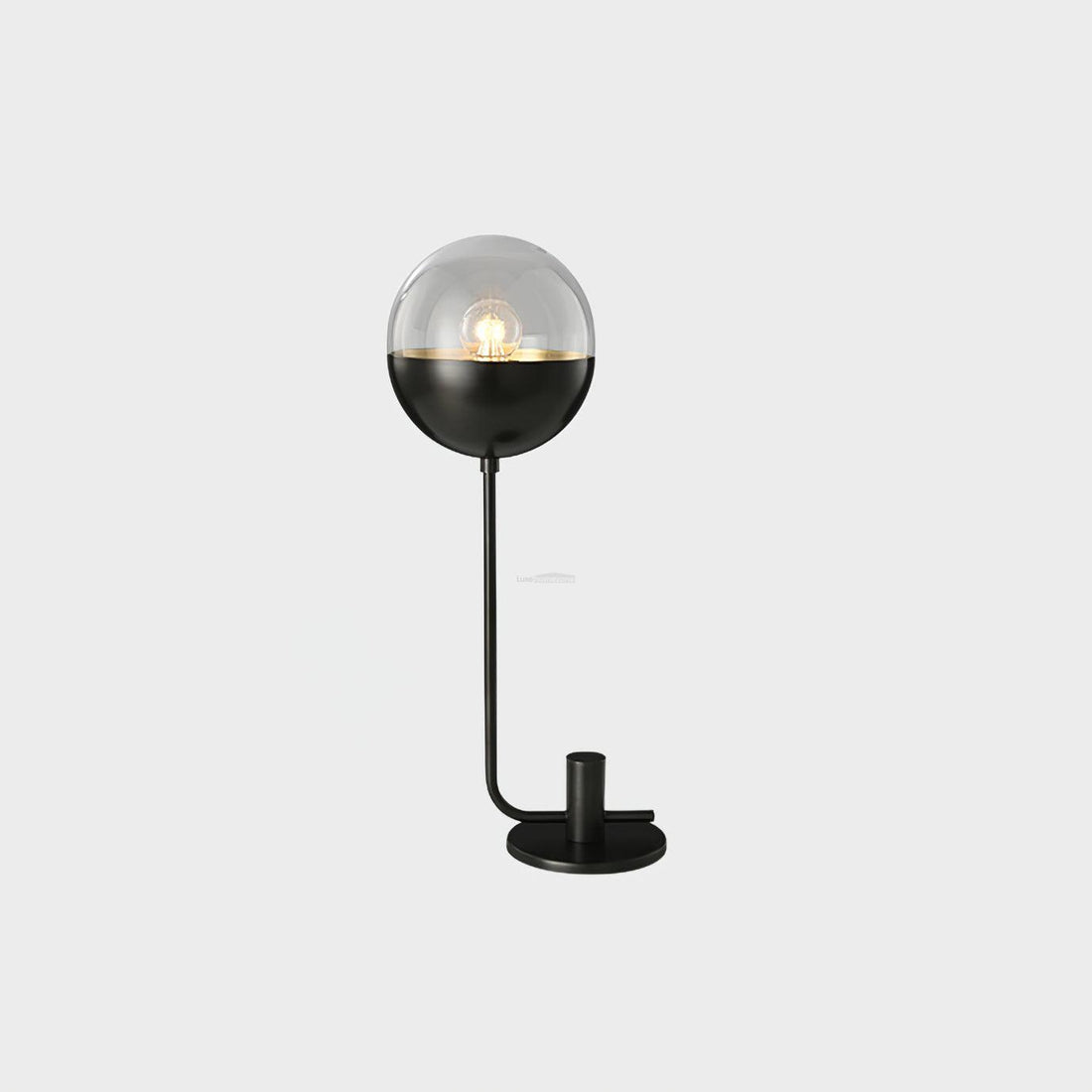 Brass Globular Table Lamp ∅ 11″
