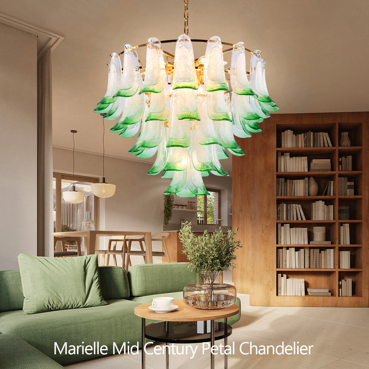 Marielle Mid Century Petal Chandelier