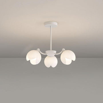 Murano Cream Chandelier with 3/5/6/8 heads