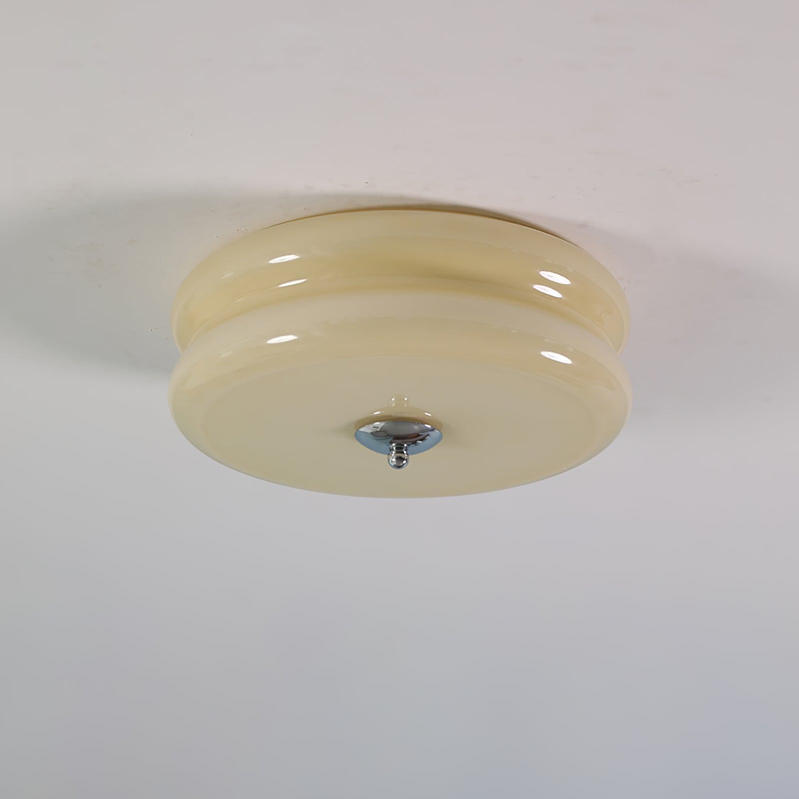 Art Deco Vintage Flush Mount Ceiling Light ∅ 12.6″