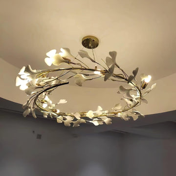 Gingko Chandelier Style U