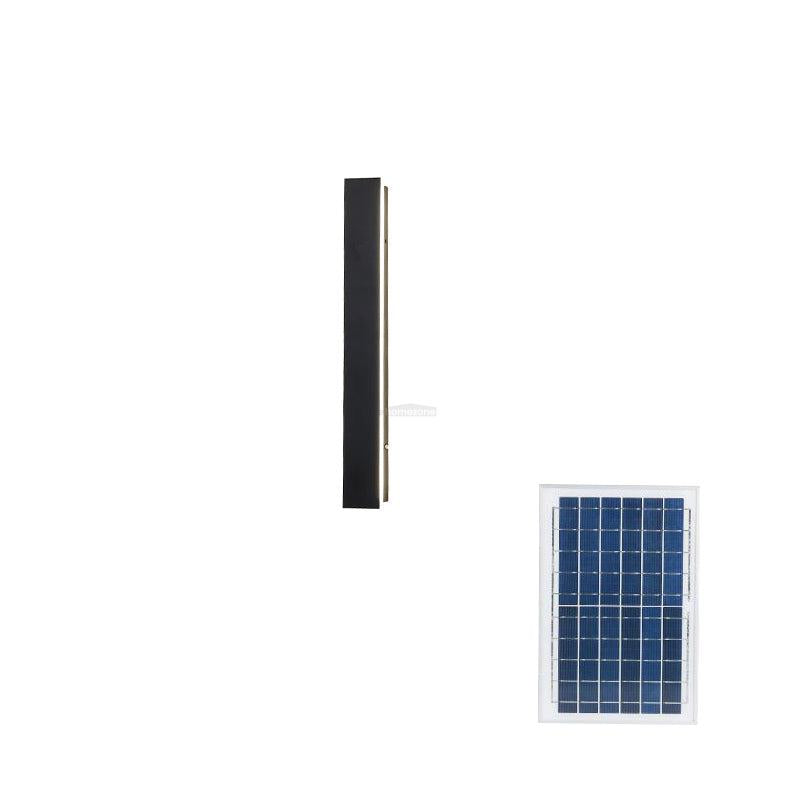 Long Strip Outdoor Wall Sconce Solar Power