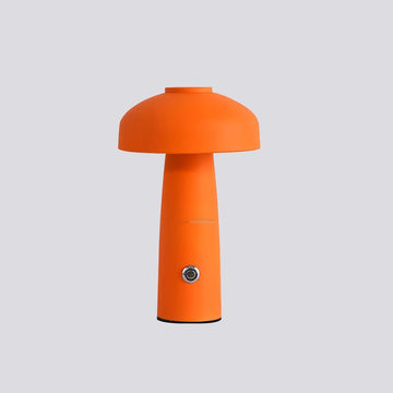 Lampa stołowa Leon Mushroom z wbudowaną baterią ∅ 5,9″