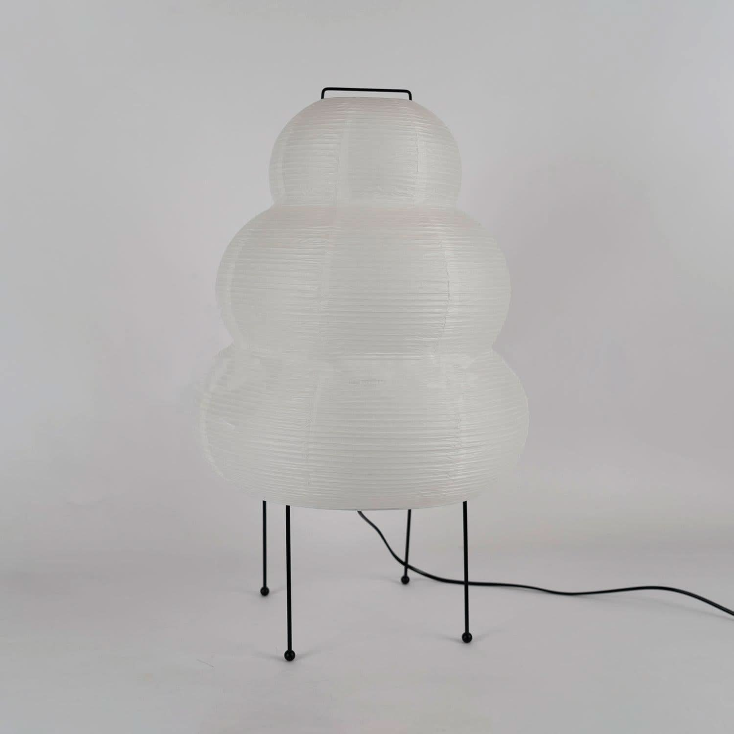 Akari Paper Round Table Lamp - Luxehomezone