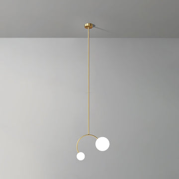 Lampada a sospensione in vetro Balance ∅ 13,4″