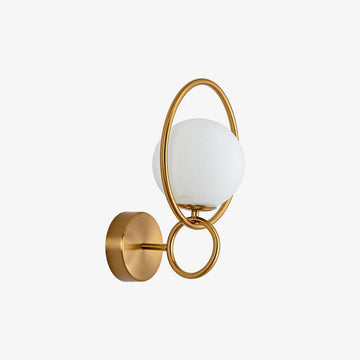 Fort Halo Gold Wall Sconce