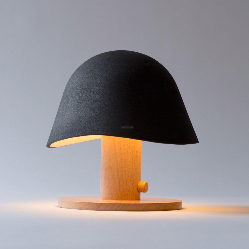 Mushroom Inspired Table Lamp  ∅ 13.8″