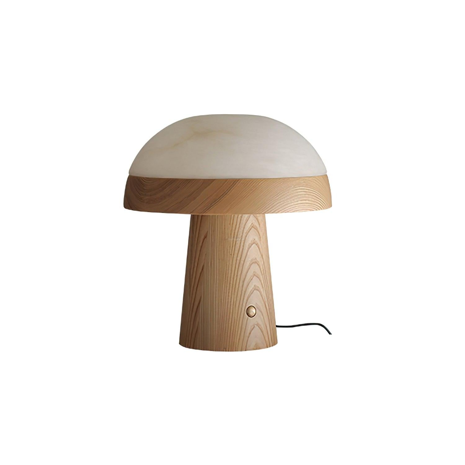 Mushroom Cloud Table Lamp  ∅ 12.6″ Alabaster