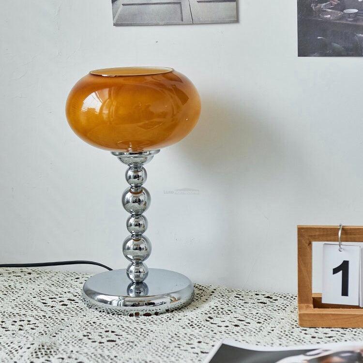 Oval Persimmon Table Light  ∅ 7.1″