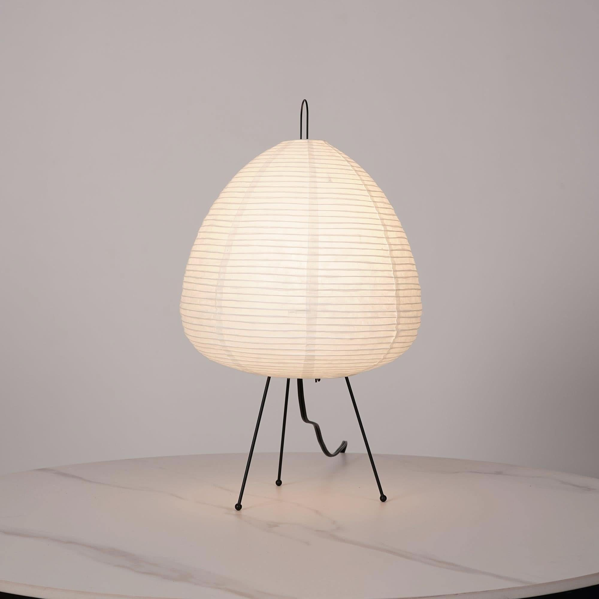 Akari Paper Round Table Lamp - Luxehomezone