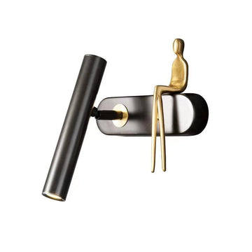 Brass Villain Wall Sconce