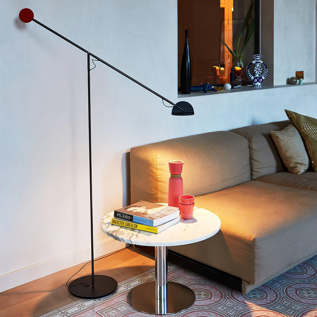 Precision Movement Floor Lamp  W 47.2″