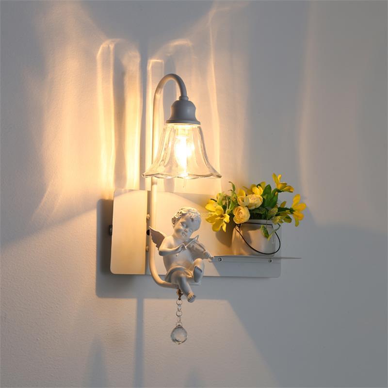 White Angel Wall Sconce