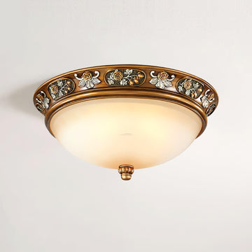 Deltana Resin Recessed Round Ceiling Light