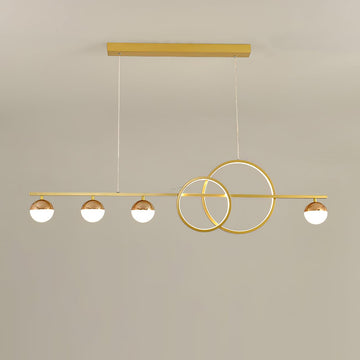 Brooklyn Double Circle Chandelier L 47.2″