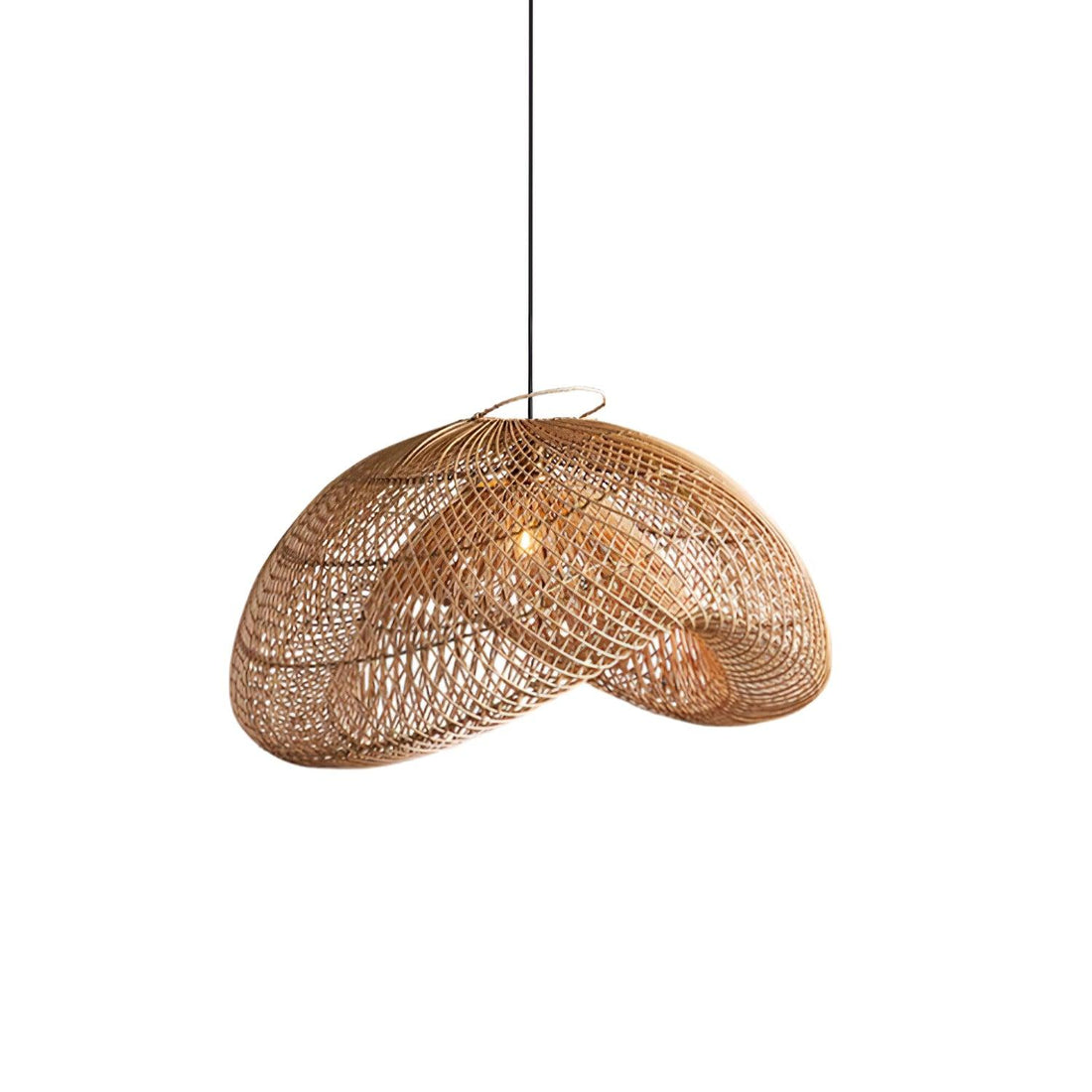 Rattan Wave Pendant