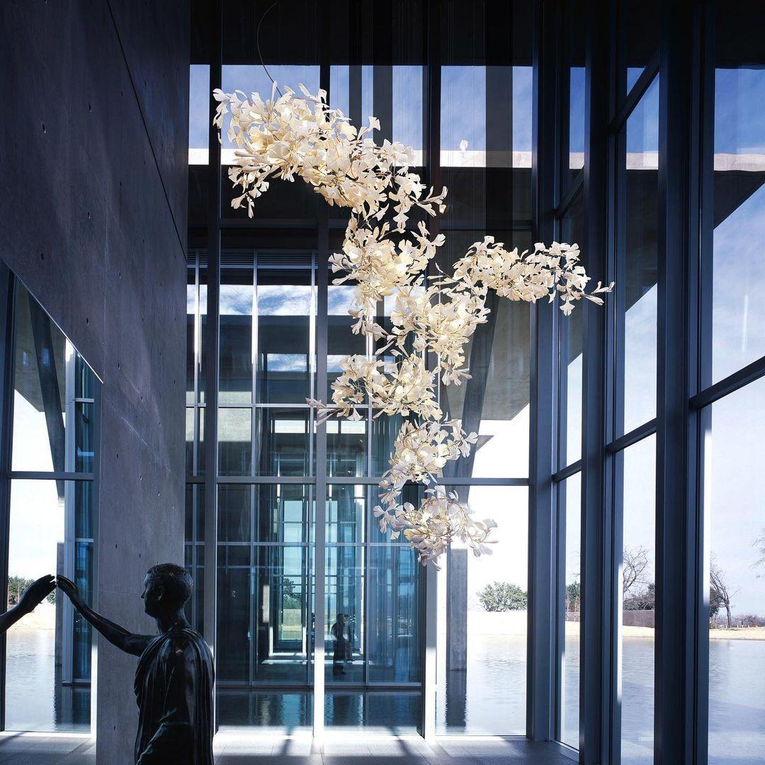 Gingko Chandelier Style F