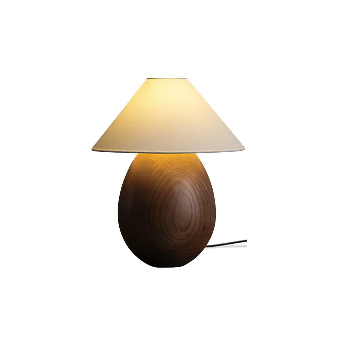 Lampe de table en bois de montagne