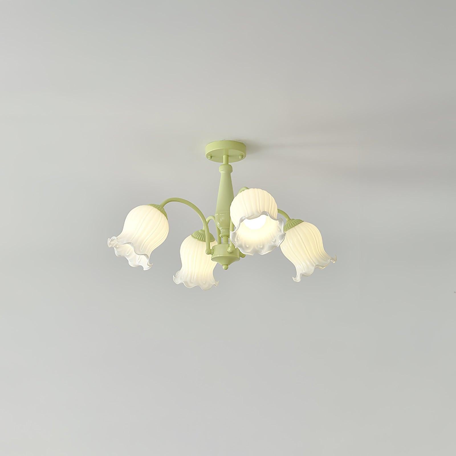 Trumpet Flower Chandelier with 4/5/6/8 heads