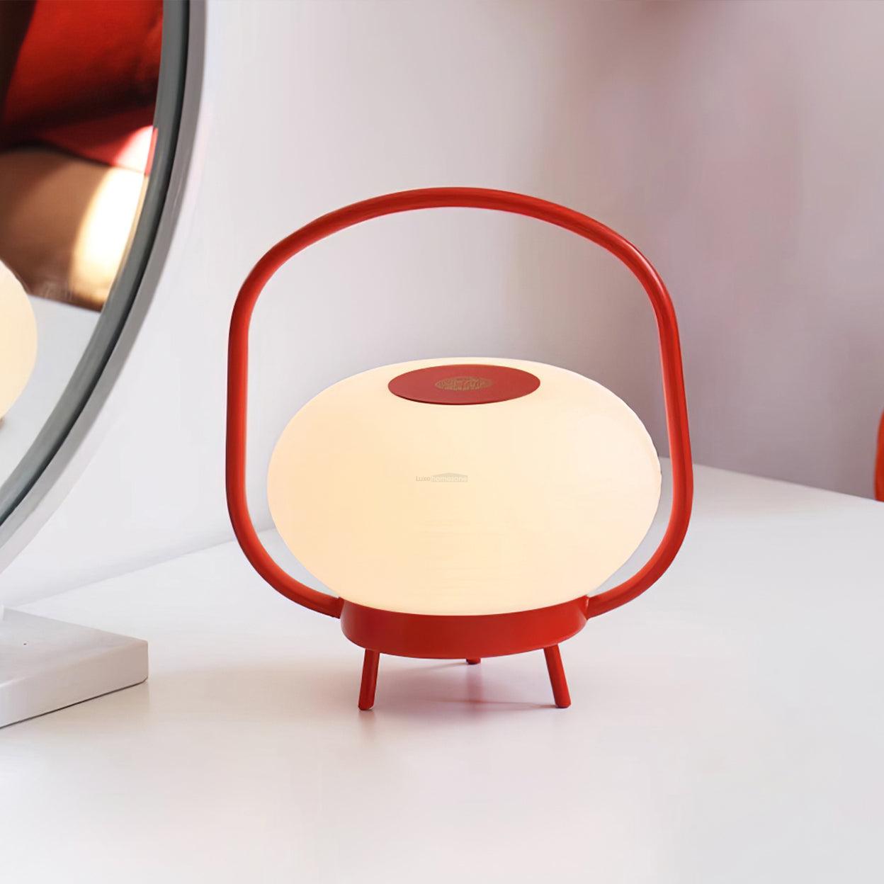 Lampe de table portative à batterie intégrée Masker ∅ 7″ 