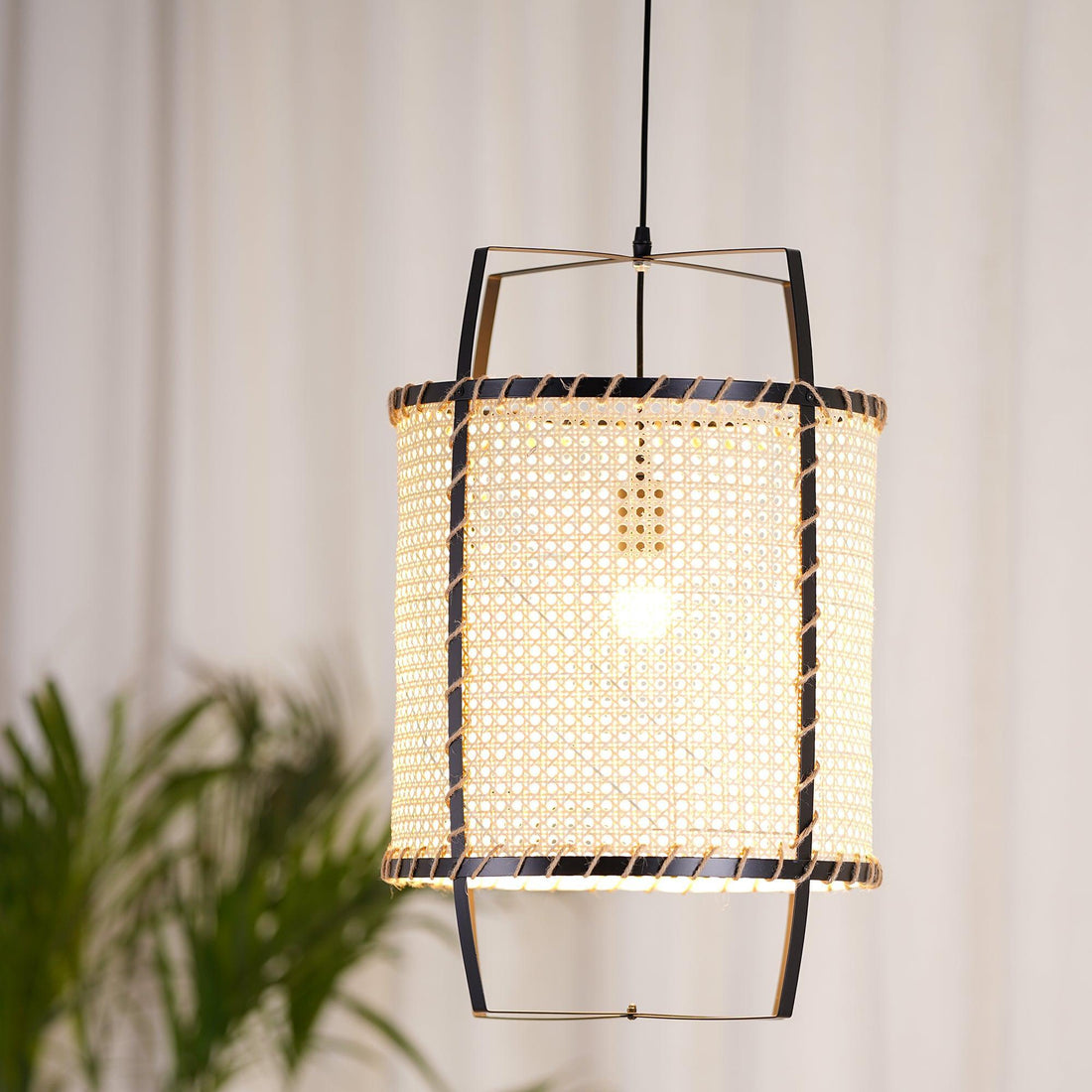 Rattan Cane Pendant