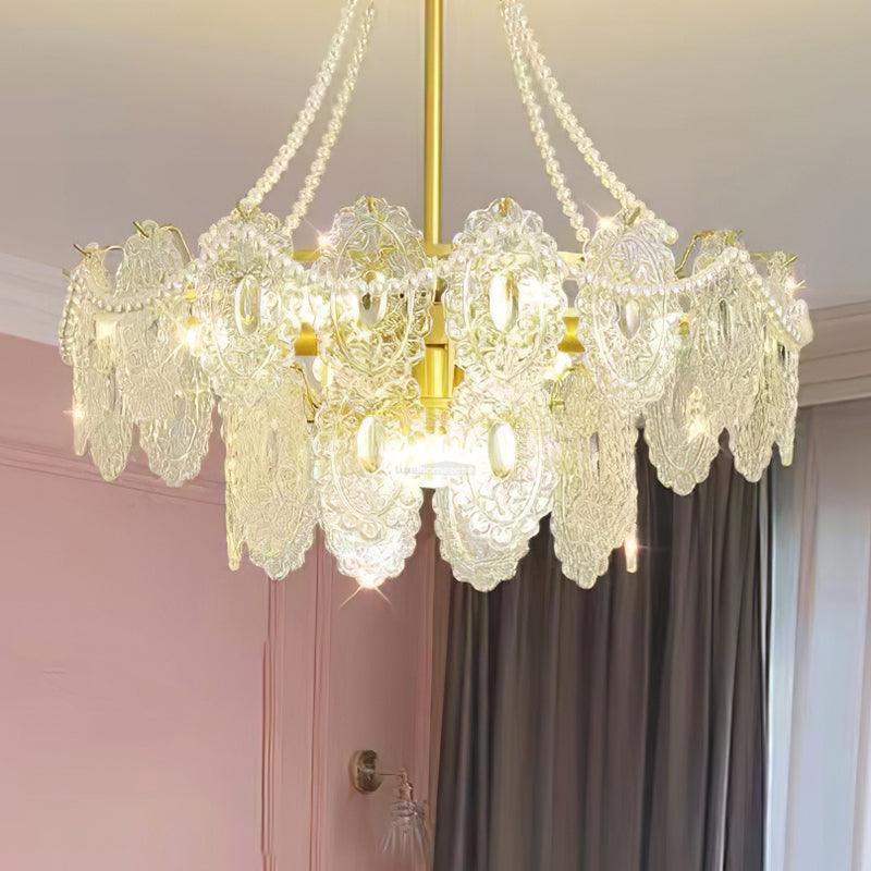 Pearls Glass Chandelier Φ 19.7″~31.5''