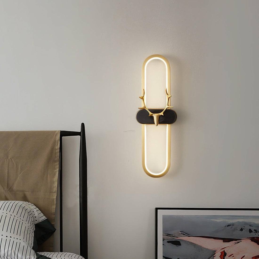 Antlers Halo Wall Sconce