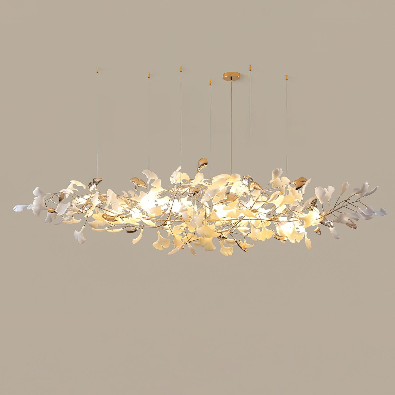 Ginkgo Cloud Chandelier with 2 models