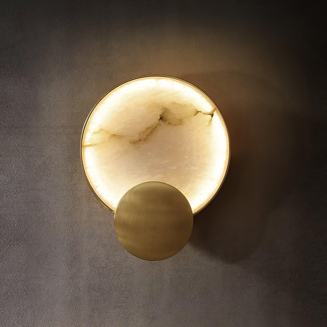 Terra Svet Alabaster Wall Sconce