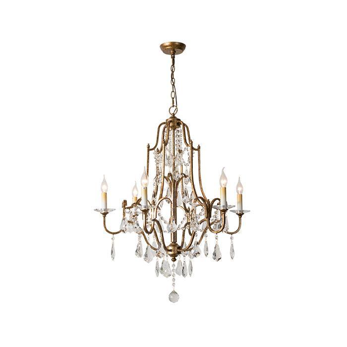 Candle Style Valentina Chandelier with 4/6/12/15 heads