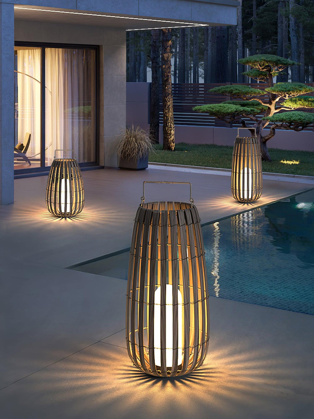 Tropic Braid Lantern Lamp for Outdoor - Luxehomezone