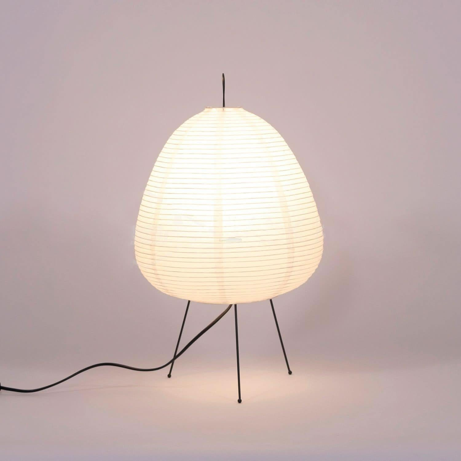 Akari Paper Round Table Lamp - Luxehomezone