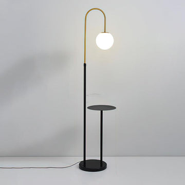 Bubble Floor Lamp with Small Table