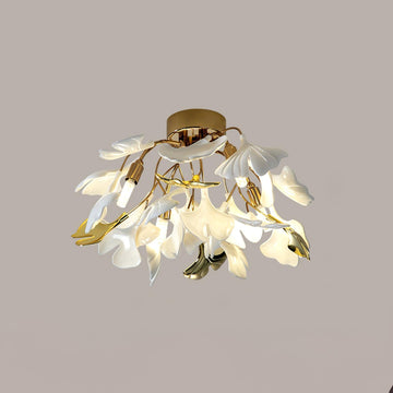 Gingko Ceiling Lamp with H9.8''