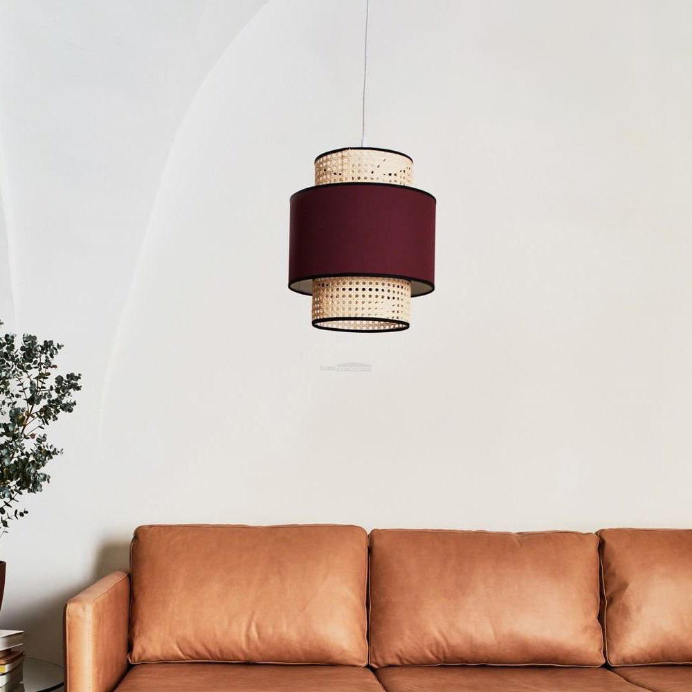 Rattan Art Pendant