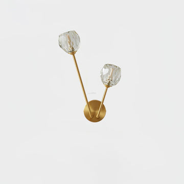 Crystal Branch Wall Sconce