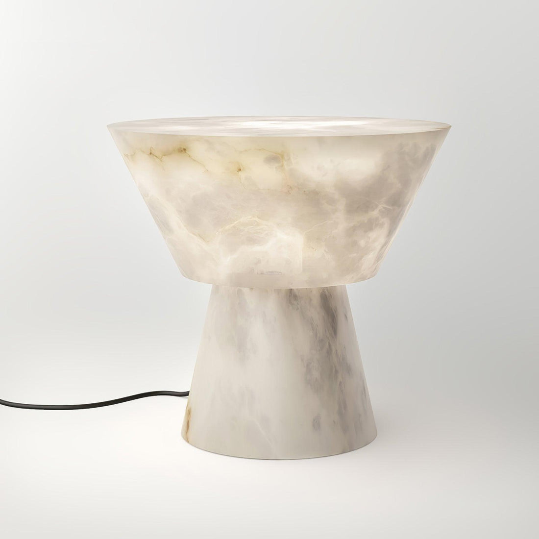 Beta Marble Round Table Lamp