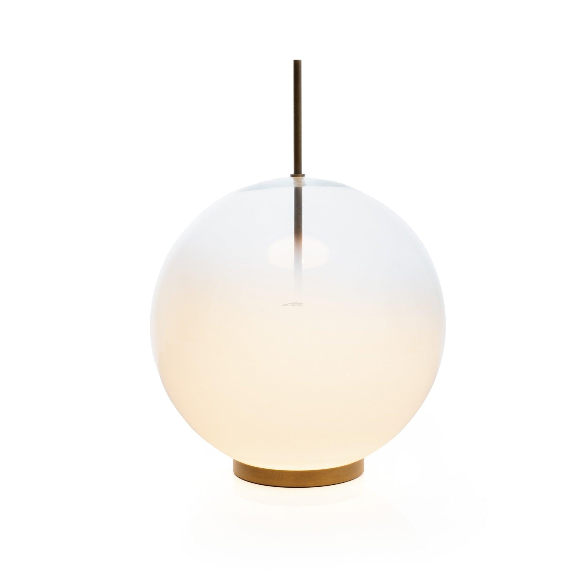 Tindari Glass Globe Table Lamp
