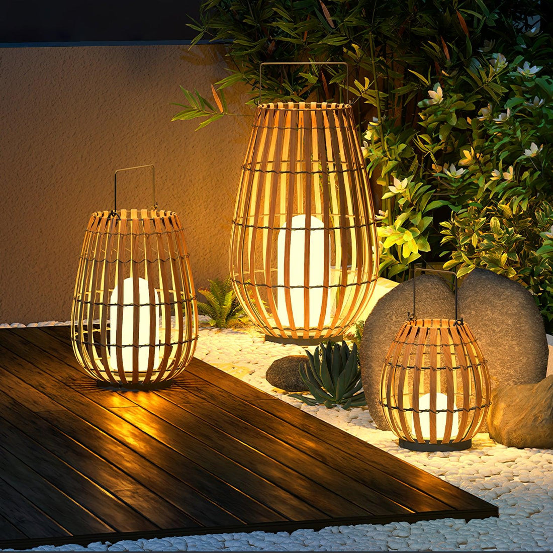 Tropic Braid Lantern Lamp for Outdoor - Luxehomezone