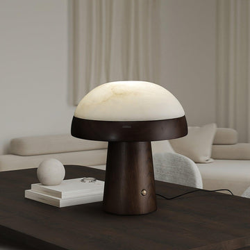 Lampa stołowa Mushroom Alabaster