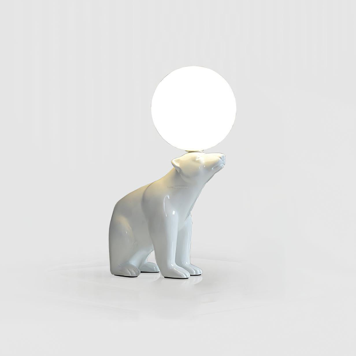 Polar Bear Table Lamp ∅ 9.4″